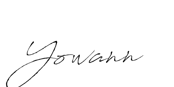 Design your own signature with our free online signature maker. With this signature software, you can create a handwritten (Antro_Vectra) signature for name Yowann. Yowann signature style 6 images and pictures png