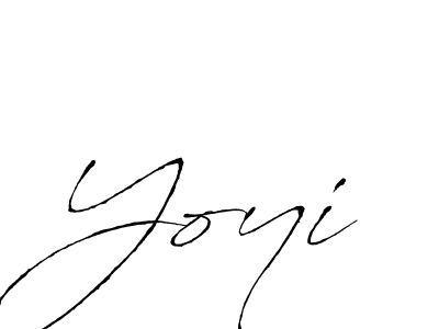 You should practise on your own different ways (Antro_Vectra) to write your name (Yoyi) in signature. don't let someone else do it for you. Yoyi signature style 6 images and pictures png