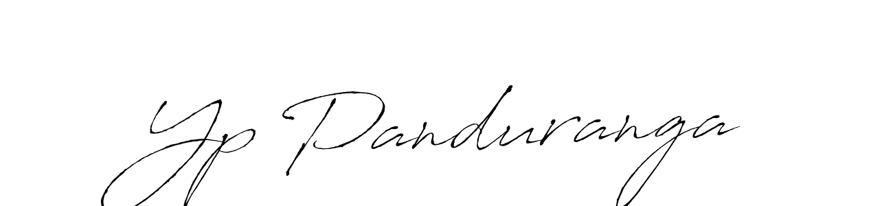Design your own signature with our free online signature maker. With this signature software, you can create a handwritten (Antro_Vectra) signature for name Yp Panduranga. Yp Panduranga signature style 6 images and pictures png