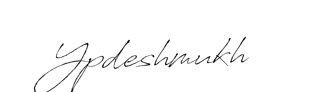 It looks lik you need a new signature style for name Ypdeshmukh. Design unique handwritten (Antro_Vectra) signature with our free signature maker in just a few clicks. Ypdeshmukh signature style 6 images and pictures png