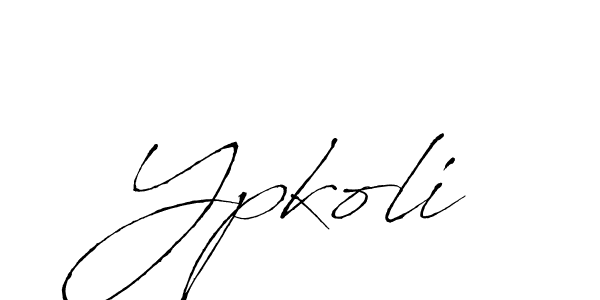 if you are searching for the best signature style for your name Ypkoli. so please give up your signature search. here we have designed multiple signature styles  using Antro_Vectra. Ypkoli signature style 6 images and pictures png