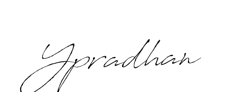 Ypradhan stylish signature style. Best Handwritten Sign (Antro_Vectra) for my name. Handwritten Signature Collection Ideas for my name Ypradhan. Ypradhan signature style 6 images and pictures png