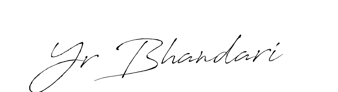 Also we have Yr Bhandari name is the best signature style. Create professional handwritten signature collection using Antro_Vectra autograph style. Yr Bhandari signature style 6 images and pictures png