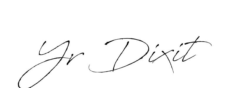 Create a beautiful signature design for name Yr Dixit. With this signature (Antro_Vectra) fonts, you can make a handwritten signature for free. Yr Dixit signature style 6 images and pictures png