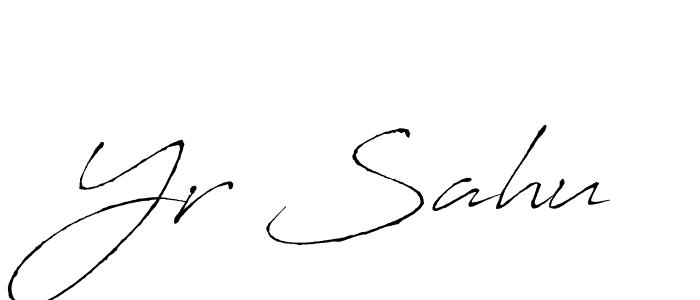 Design your own signature with our free online signature maker. With this signature software, you can create a handwritten (Antro_Vectra) signature for name Yr Sahu. Yr Sahu signature style 6 images and pictures png