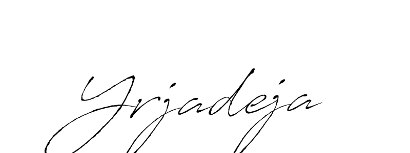 How to make Yrjadeja signature? Antro_Vectra is a professional autograph style. Create handwritten signature for Yrjadeja name. Yrjadeja signature style 6 images and pictures png