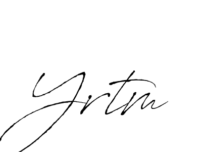 if you are searching for the best signature style for your name Yrtm. so please give up your signature search. here we have designed multiple signature styles  using Antro_Vectra. Yrtm signature style 6 images and pictures png