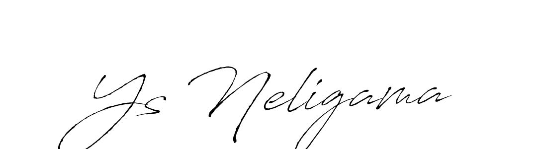 Make a beautiful signature design for name Ys Neligama. With this signature (Antro_Vectra) style, you can create a handwritten signature for free. Ys Neligama signature style 6 images and pictures png