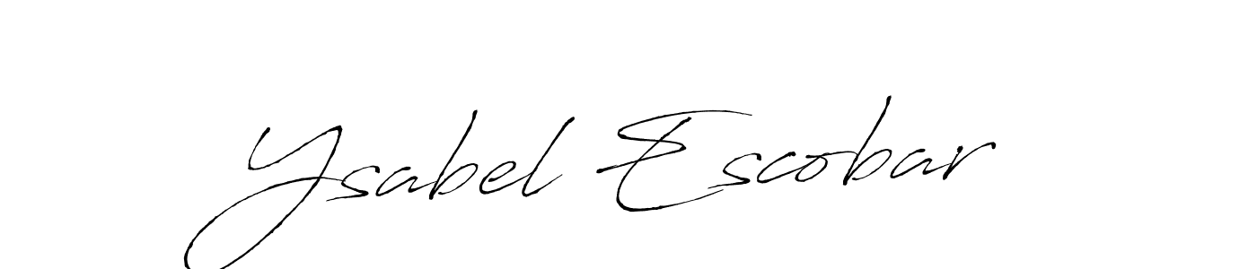 You should practise on your own different ways (Antro_Vectra) to write your name (Ysabel Escobar) in signature. don't let someone else do it for you. Ysabel Escobar signature style 6 images and pictures png