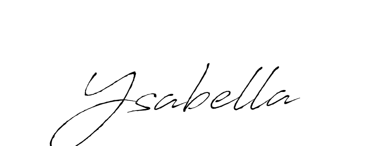 Antro_Vectra is a professional signature style that is perfect for those who want to add a touch of class to their signature. It is also a great choice for those who want to make their signature more unique. Get Ysabella name to fancy signature for free. Ysabella signature style 6 images and pictures png