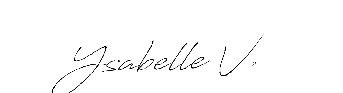 Also we have Ysabelle V. name is the best signature style. Create professional handwritten signature collection using Antro_Vectra autograph style. Ysabelle V. signature style 6 images and pictures png