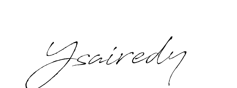 You should practise on your own different ways (Antro_Vectra) to write your name (Ysairedy) in signature. don't let someone else do it for you. Ysairedy signature style 6 images and pictures png