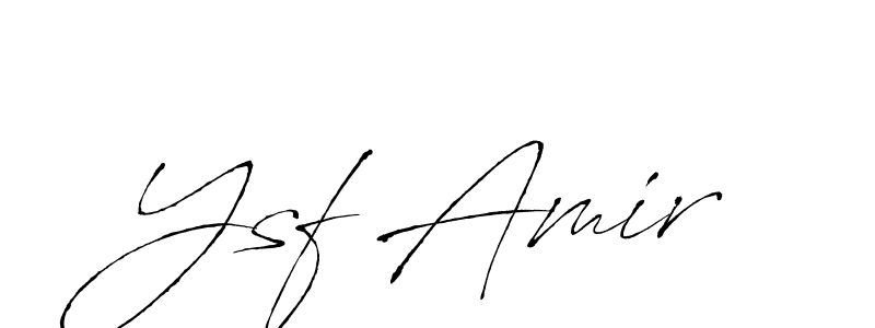 Also we have Ysf Amir name is the best signature style. Create professional handwritten signature collection using Antro_Vectra autograph style. Ysf Amir signature style 6 images and pictures png