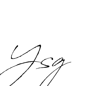 Also we have Ysg name is the best signature style. Create professional handwritten signature collection using Antro_Vectra autograph style. Ysg signature style 6 images and pictures png