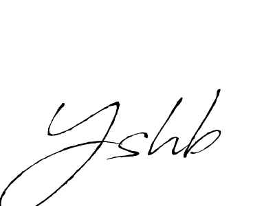 You should practise on your own different ways (Antro_Vectra) to write your name (Yshb) in signature. don't let someone else do it for you. Yshb signature style 6 images and pictures png
