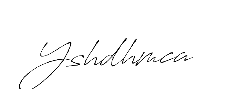 Design your own signature with our free online signature maker. With this signature software, you can create a handwritten (Antro_Vectra) signature for name Yshdhmca. Yshdhmca signature style 6 images and pictures png