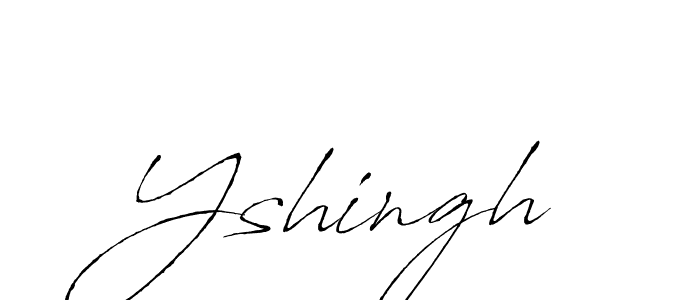 You should practise on your own different ways (Antro_Vectra) to write your name (Yshingh) in signature. don't let someone else do it for you. Yshingh signature style 6 images and pictures png