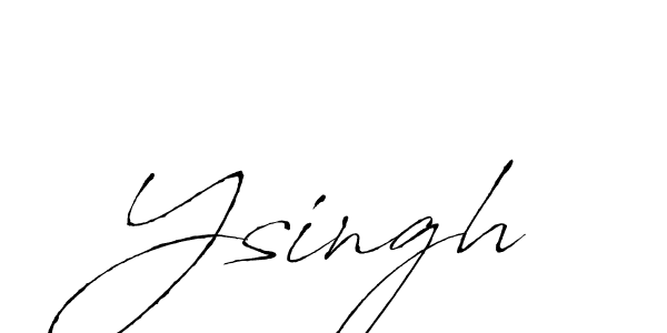 Antro_Vectra is a professional signature style that is perfect for those who want to add a touch of class to their signature. It is also a great choice for those who want to make their signature more unique. Get Ysingh name to fancy signature for free. Ysingh signature style 6 images and pictures png