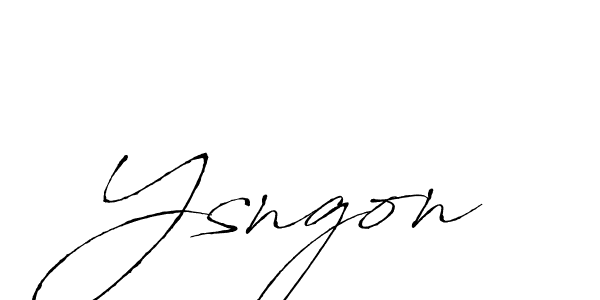 Ysngon stylish signature style. Best Handwritten Sign (Antro_Vectra) for my name. Handwritten Signature Collection Ideas for my name Ysngon. Ysngon signature style 6 images and pictures png