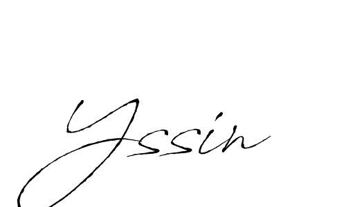 Also we have Yssin name is the best signature style. Create professional handwritten signature collection using Antro_Vectra autograph style. Yssin signature style 6 images and pictures png