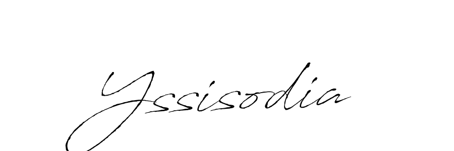 Design your own signature with our free online signature maker. With this signature software, you can create a handwritten (Antro_Vectra) signature for name Yssisodia. Yssisodia signature style 6 images and pictures png