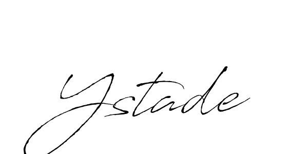 Use a signature maker to create a handwritten signature online. With this signature software, you can design (Antro_Vectra) your own signature for name Ystade. Ystade signature style 6 images and pictures png