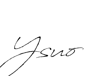 The best way (Antro_Vectra) to make a short signature is to pick only two or three words in your name. The name Ysuo include a total of six letters. For converting this name. Ysuo signature style 6 images and pictures png
