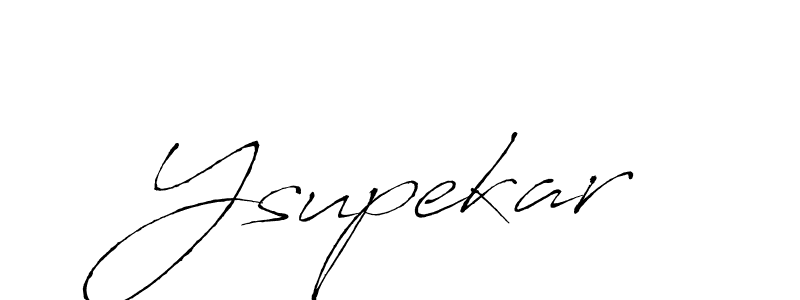 It looks lik you need a new signature style for name Ysupekar. Design unique handwritten (Antro_Vectra) signature with our free signature maker in just a few clicks. Ysupekar signature style 6 images and pictures png