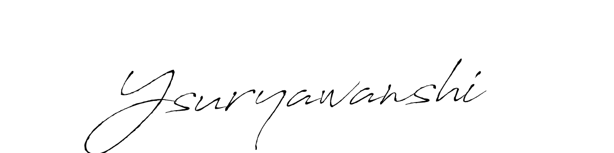 Antro_Vectra is a professional signature style that is perfect for those who want to add a touch of class to their signature. It is also a great choice for those who want to make their signature more unique. Get Ysuryawanshi name to fancy signature for free. Ysuryawanshi signature style 6 images and pictures png