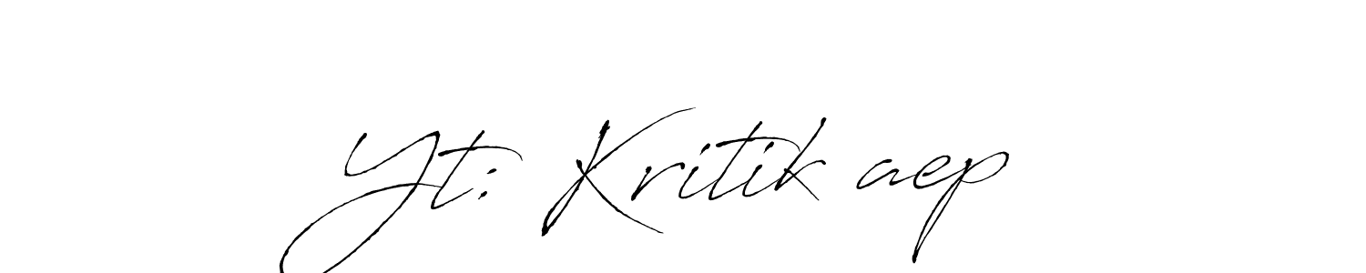 if you are searching for the best signature style for your name Yt: Kritik×aep. so please give up your signature search. here we have designed multiple signature styles  using Antro_Vectra. Yt: Kritik×aep signature style 6 images and pictures png