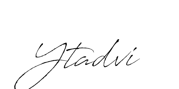 Also You can easily find your signature by using the search form. We will create Ytadvi name handwritten signature images for you free of cost using Antro_Vectra sign style. Ytadvi signature style 6 images and pictures png