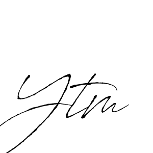 Ytm stylish signature style. Best Handwritten Sign (Antro_Vectra) for my name. Handwritten Signature Collection Ideas for my name Ytm. Ytm signature style 6 images and pictures png