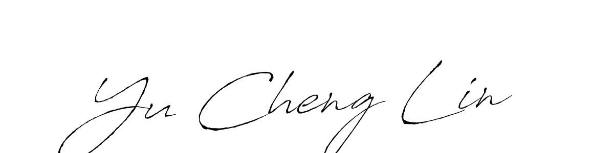 Design your own signature with our free online signature maker. With this signature software, you can create a handwritten (Antro_Vectra) signature for name Yu Cheng Lin. Yu Cheng Lin signature style 6 images and pictures png
