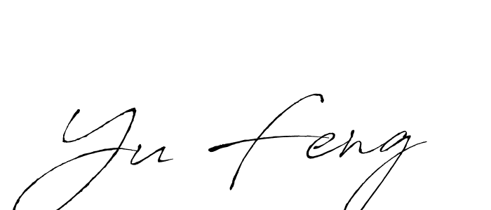 You should practise on your own different ways (Antro_Vectra) to write your name (Yu Feng) in signature. don't let someone else do it for you. Yu Feng signature style 6 images and pictures png