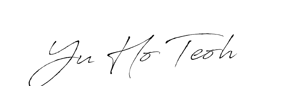 Design your own signature with our free online signature maker. With this signature software, you can create a handwritten (Antro_Vectra) signature for name Yu Ho Teoh. Yu Ho Teoh signature style 6 images and pictures png