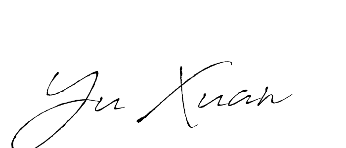 You should practise on your own different ways (Antro_Vectra) to write your name (Yu Xuan) in signature. don't let someone else do it for you. Yu Xuan signature style 6 images and pictures png