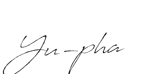 Use a signature maker to create a handwritten signature online. With this signature software, you can design (Antro_Vectra) your own signature for name Yu-pha. Yu-pha signature style 6 images and pictures png