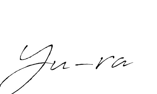 This is the best signature style for the Yu-ra name. Also you like these signature font (Antro_Vectra). Mix name signature. Yu-ra signature style 6 images and pictures png