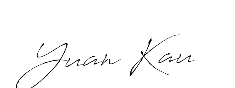How to make Yuan Kau name signature. Use Antro_Vectra style for creating short signs online. This is the latest handwritten sign. Yuan Kau signature style 6 images and pictures png