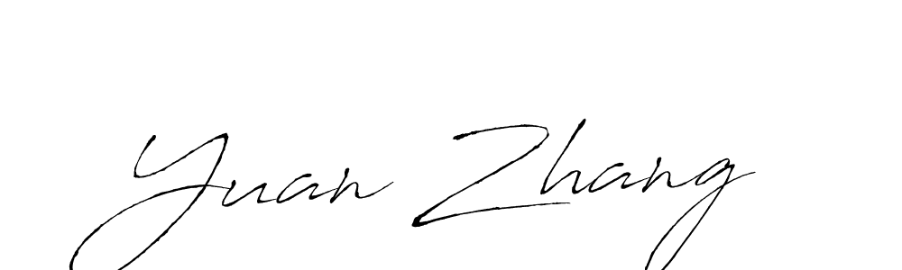 Create a beautiful signature design for name Yuan Zhang. With this signature (Antro_Vectra) fonts, you can make a handwritten signature for free. Yuan Zhang signature style 6 images and pictures png