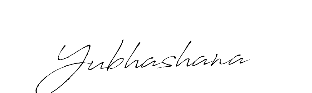 The best way (Antro_Vectra) to make a short signature is to pick only two or three words in your name. The name Yubhashana include a total of six letters. For converting this name. Yubhashana signature style 6 images and pictures png