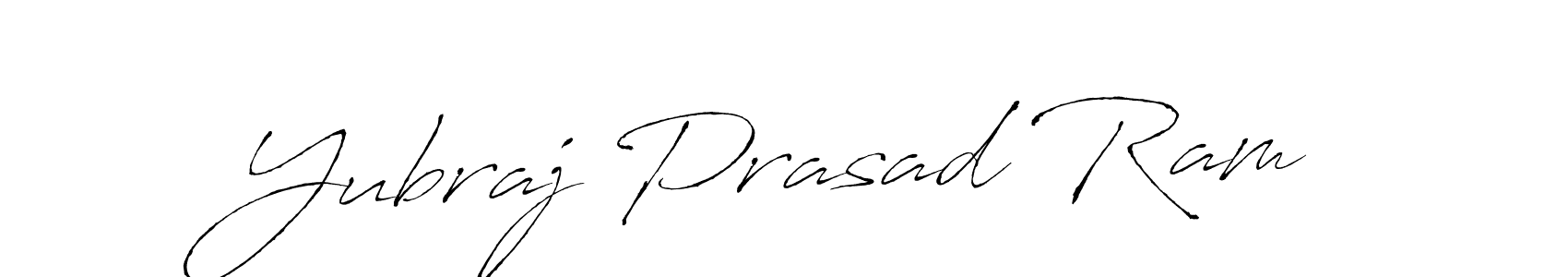 How to make Yubraj Prasad Ram signature? Antro_Vectra is a professional autograph style. Create handwritten signature for Yubraj Prasad Ram name. Yubraj Prasad Ram signature style 6 images and pictures png