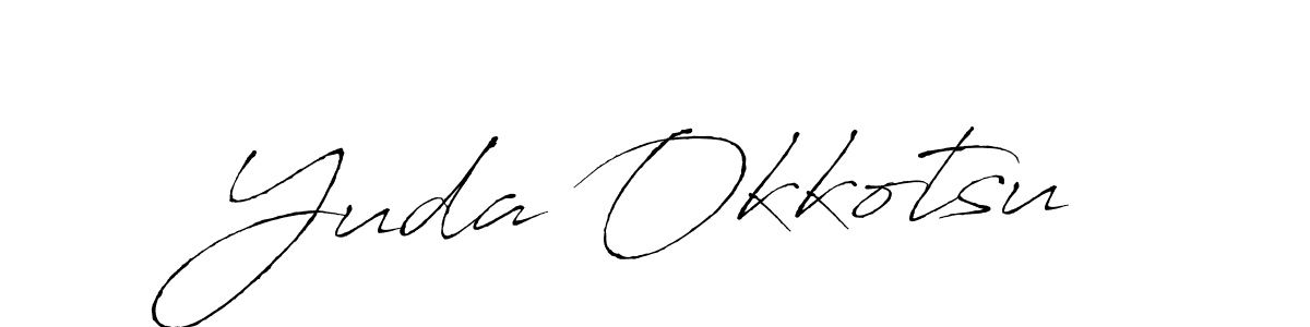Similarly Antro_Vectra is the best handwritten signature design. Signature creator online .You can use it as an online autograph creator for name Yuda Okkotsu. Yuda Okkotsu signature style 6 images and pictures png