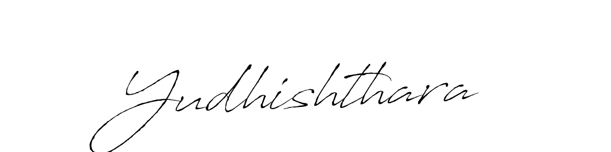 Use a signature maker to create a handwritten signature online. With this signature software, you can design (Antro_Vectra) your own signature for name Yudhishthara. Yudhishthara signature style 6 images and pictures png