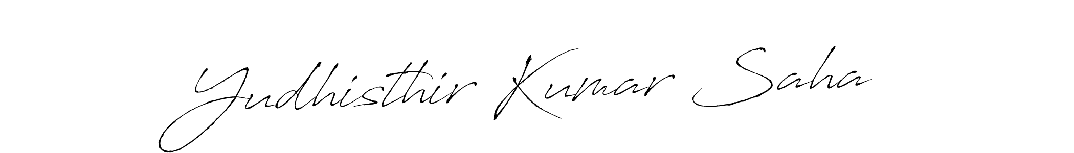 if you are searching for the best signature style for your name Yudhisthir Kumar Saha. so please give up your signature search. here we have designed multiple signature styles  using Antro_Vectra. Yudhisthir Kumar Saha signature style 6 images and pictures png