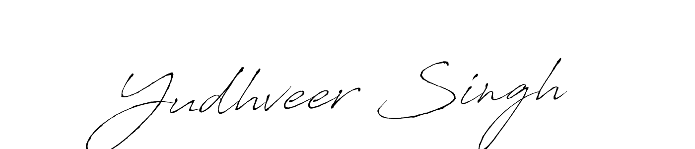 How to make Yudhveer Singh signature? Antro_Vectra is a professional autograph style. Create handwritten signature for Yudhveer Singh name. Yudhveer Singh signature style 6 images and pictures png