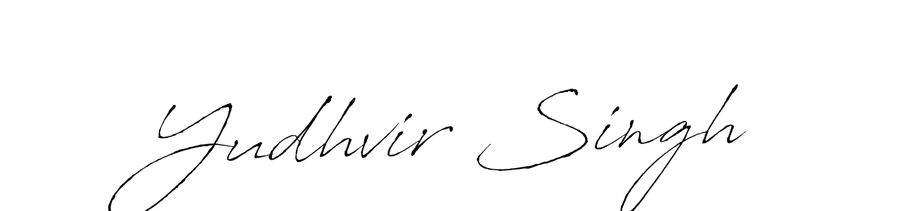 How to make Yudhvir Singh signature? Antro_Vectra is a professional autograph style. Create handwritten signature for Yudhvir Singh name. Yudhvir Singh signature style 6 images and pictures png