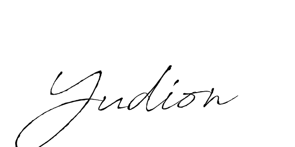 How to make Yudion signature? Antro_Vectra is a professional autograph style. Create handwritten signature for Yudion name. Yudion signature style 6 images and pictures png
