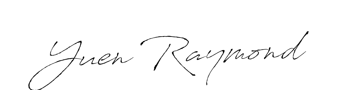 Also we have Yuen Raymond name is the best signature style. Create professional handwritten signature collection using Antro_Vectra autograph style. Yuen Raymond signature style 6 images and pictures png