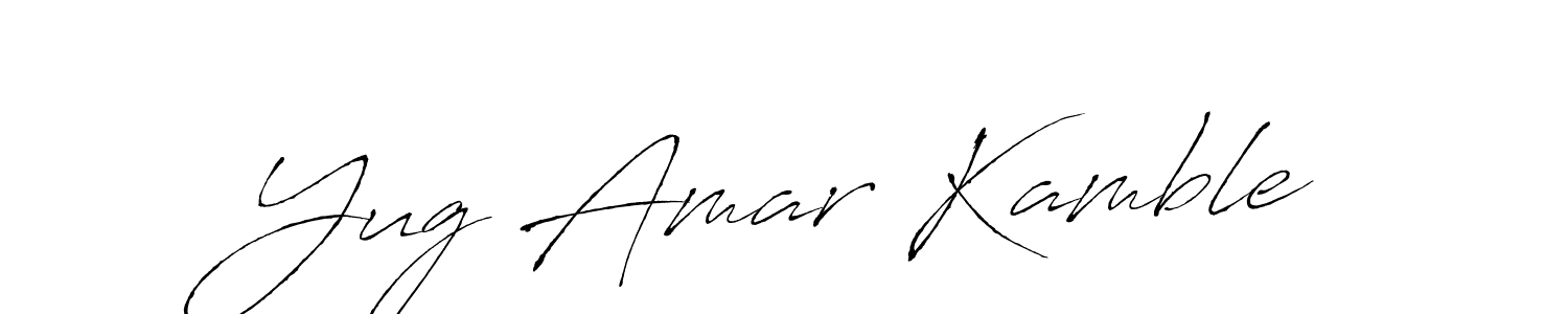 Make a beautiful signature design for name Yug Amar Kamble. Use this online signature maker to create a handwritten signature for free. Yug Amar Kamble signature style 6 images and pictures png